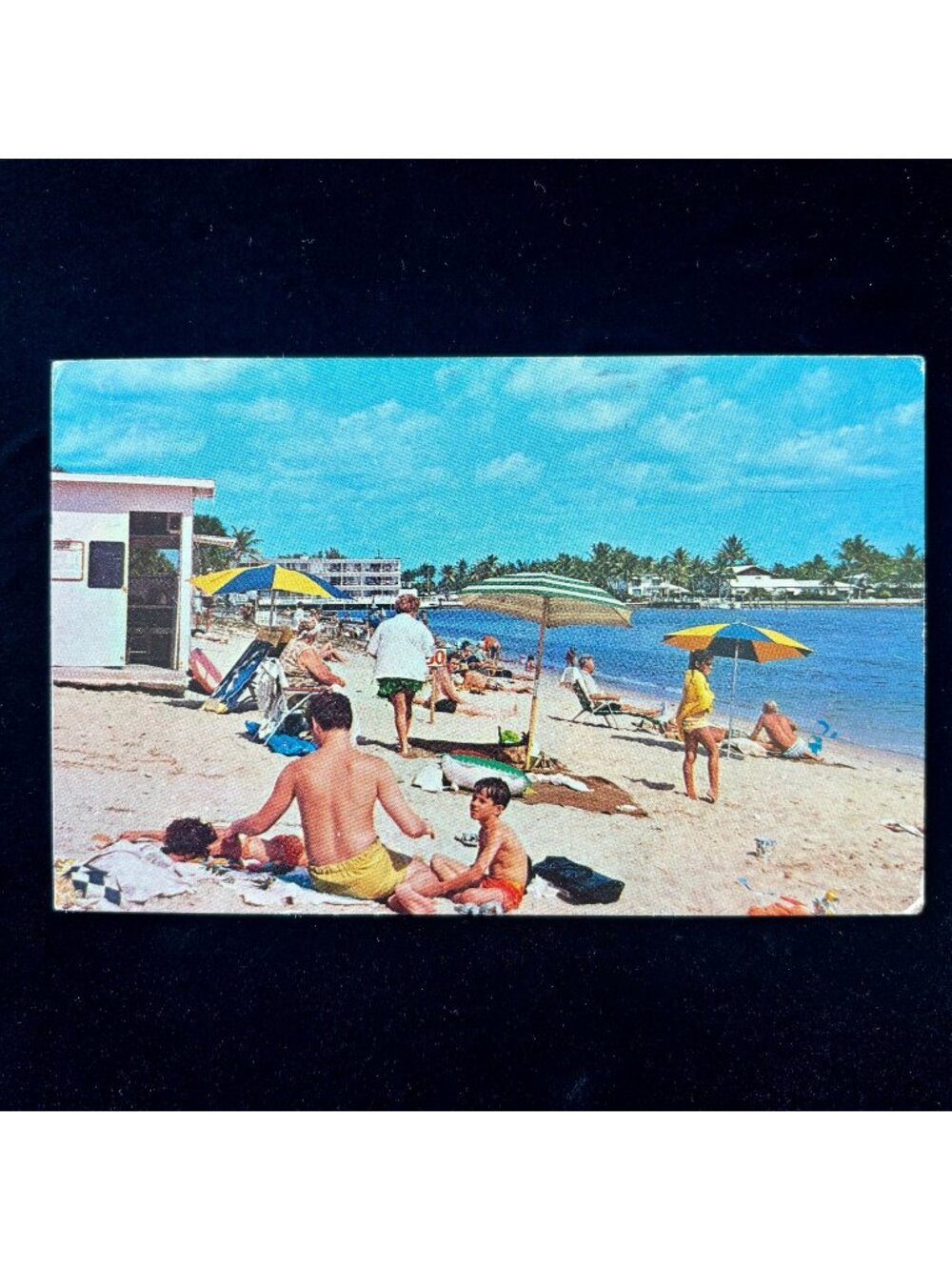 Vintage Postcard 1976 Tropical Paradise Riviera Beach Ft Lauderdale FL Marion AL